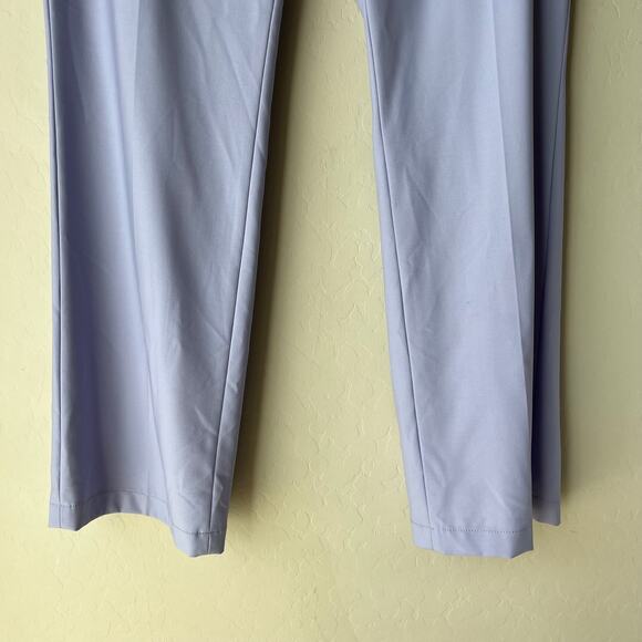 Another Tomorrow Lilac Purple Merino Wool Straight Leg Classic Trouser Pants 10 - Picture 6 of 12